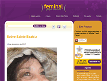 Tablet Screenshot of feminal.com.br